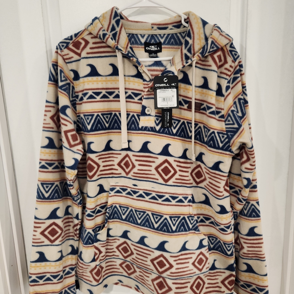 O'Neill Multicolor Geometric Hoodie